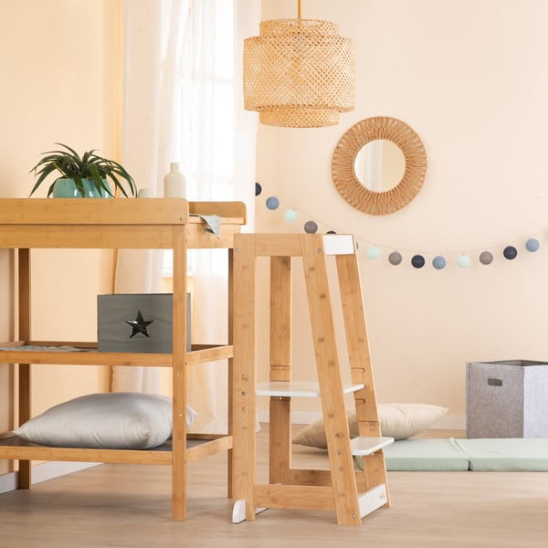 Bílá bambusová učicí věž – Roba-image-1