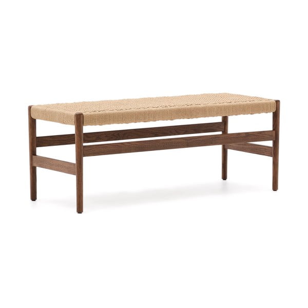 Lavice v hnědo-přírodní barvě Zaide – Kave Home-image-3