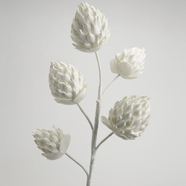 Květinová dekorace White Artichoke