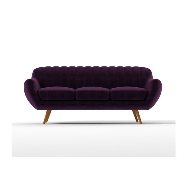 Sofa Azure pro tři, fialové