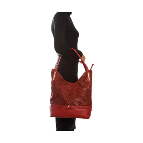 Kožená kabelka Sofia Cardoni Adona, rosso-image-2
