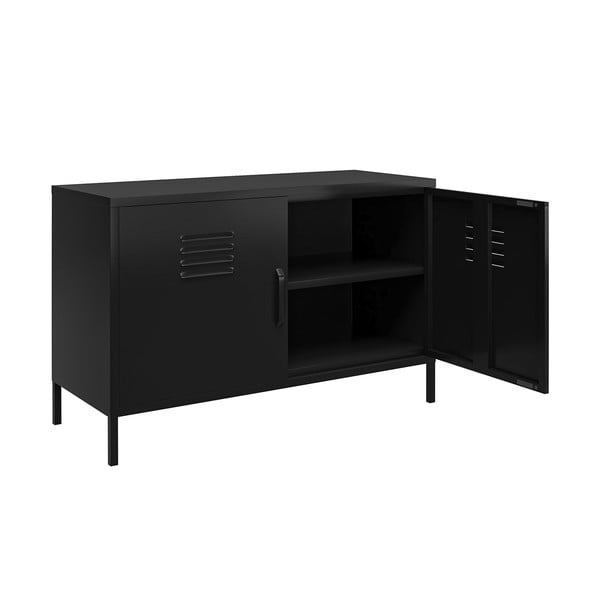 Černá kovová skříňka 100x64x40 cm Mission District – Støraa-image-2