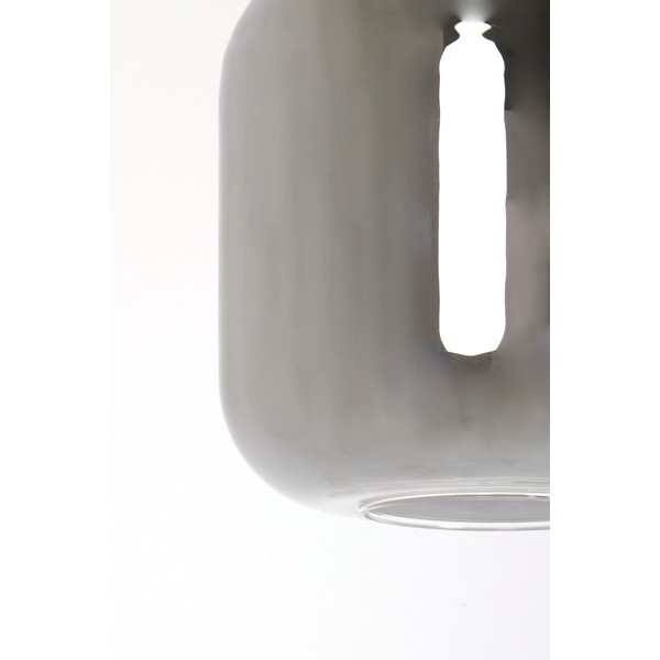 Šedé stropní svítidlo se skleněným stínidlem ø 16 cm Lekar – Light & Living-image-4