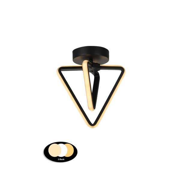 Černé kovové LED stropní svítidlo Baris – Squid Lighting-image-2