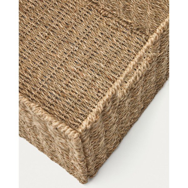 Košíky v sadě 2 ks do regálu z mořské trávy 32x27x22 cm Tossa – Kave Home-image-4