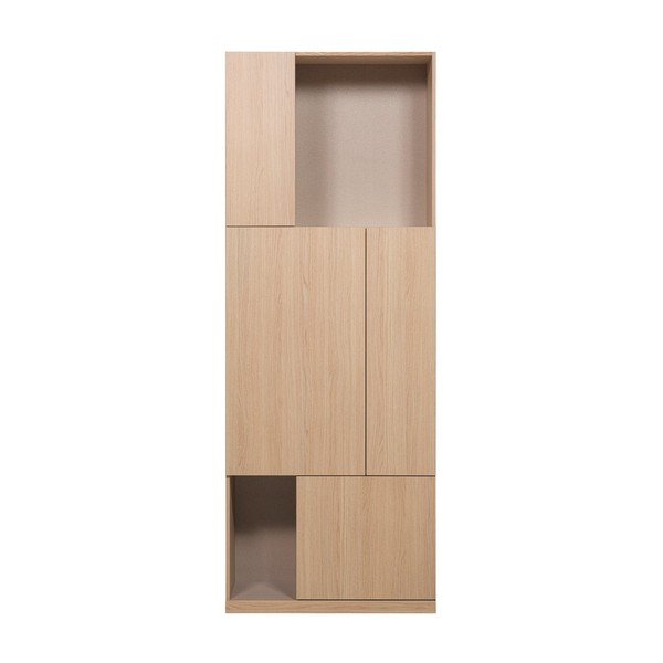 Modulární skříň v přírodní barvě 80x215 cm Build – WOOOD
