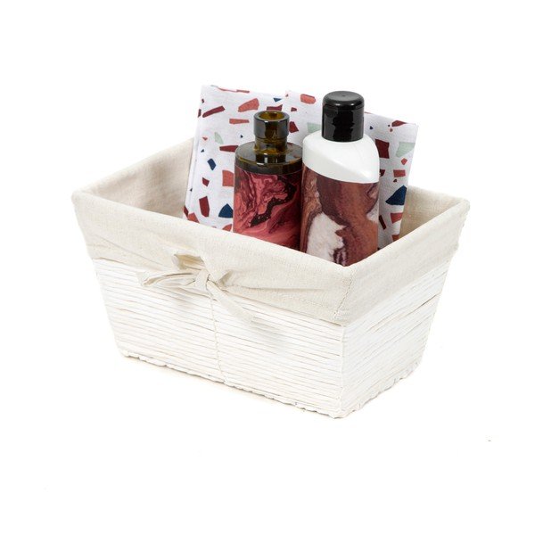 Bílý úložný papírový košík Compactor Kimo Paper Basket, 26 x 14 cm-image-2