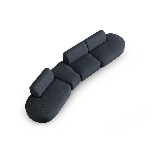 Tmavě modrá pohovka 412 cm Shane – Micadoni Home-image-2