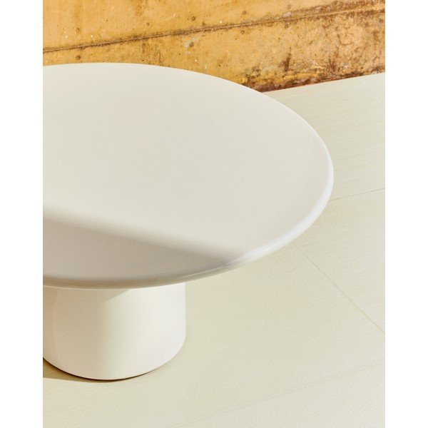 Betonový kulatý zahradní konferenční stolek ø 85 cm Albanella – Kave Home-image-3