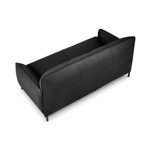 Tmavě šedá kožená pohovka Windsor & Co Sofas Neso, 175 x 90 cm-image-3