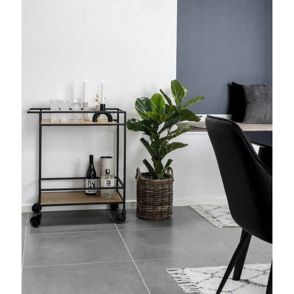 Barový vozík s deskami v dubovém dekoru House Nordic Vita-image-1