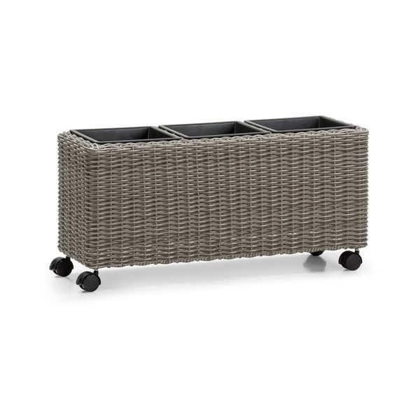 Šedý zahradní květináč Bonami Essentials Natural-image-2