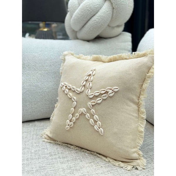 Bavlněný povlak na polštář 43x43 cm Seashells – Mioli Decor-image-1