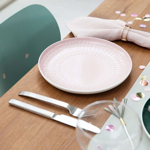 Bílo-růžový porcelánový talíř Villeroy & Boch Blossom, ⌀ 24 cm-image-4