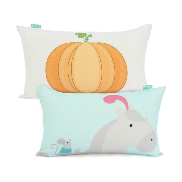 Oboustranný bavlněný povlak na polštář Mr. Fox Pumpkin, 50 x 30 cm-image-2