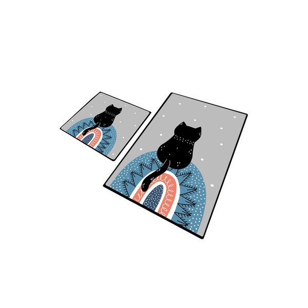 Koupelnové předložky v sadě 2 ks 60x100 cm Waiten – Foutastic