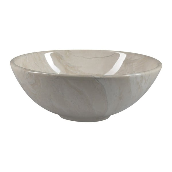 Béžové keramické kulaté umyvadlo ø 42 cm Dalma – Sapho-image-2