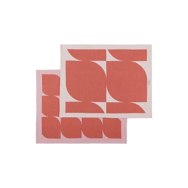 Bavlněné utěrky v sadě 2 ks 50x63 cm Abi – noo.ma