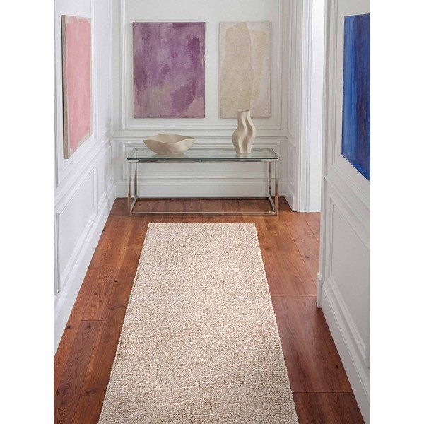 Krémový ručně tkaný běhoun z materiálu bouclé 80x200 cm Notting Hill Portobello – Ted Baker-image-1