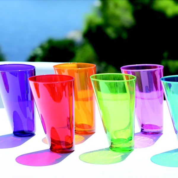 Sada 3 fialových ručně vyrobených sklenic Surdic Ponza, 300 ml-image-3