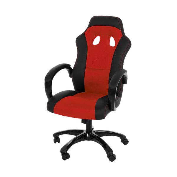 Červená kancelářská židle Actona Race
