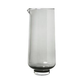 Černá skleněná karafa na vodu Blomus Flow, 1,1 l