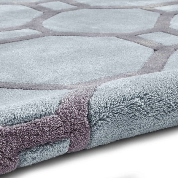 Modro-šedý koberec Think Rugs Hong Kong Tile, 120 x 170 cm-image-3