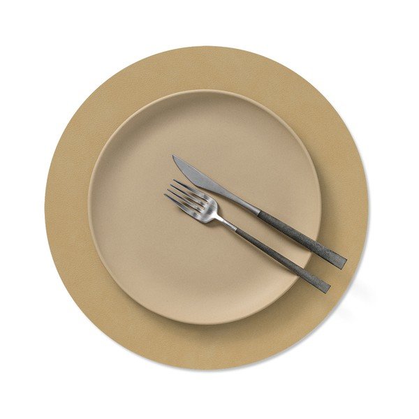 Prostírání z eko kůže ø 30 cm Circle M Nupo – LIND DNA-image-1