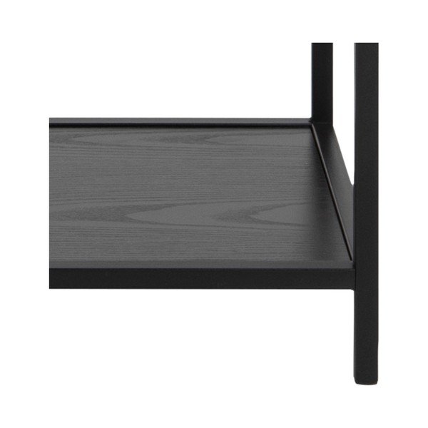 Černý regál 77x114 cm Seaford - Actona-image-4