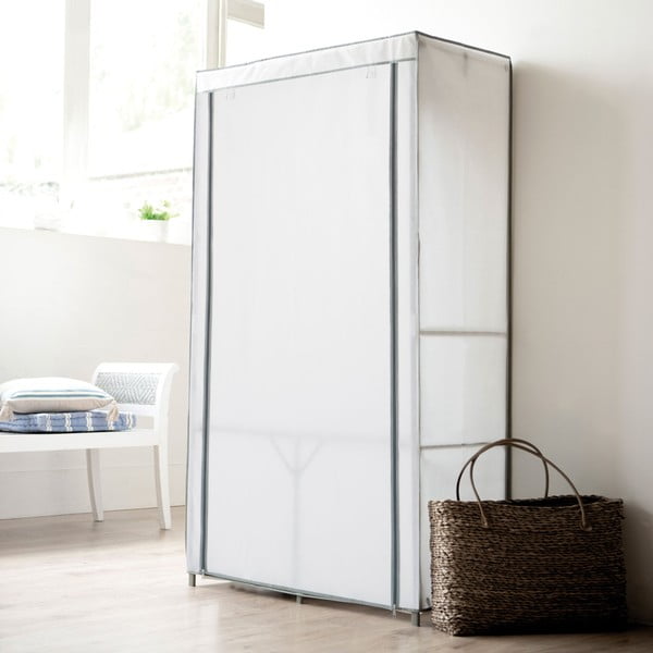 Bílá textilní šatní skříň Compactor Wardrobe Organized-image-4