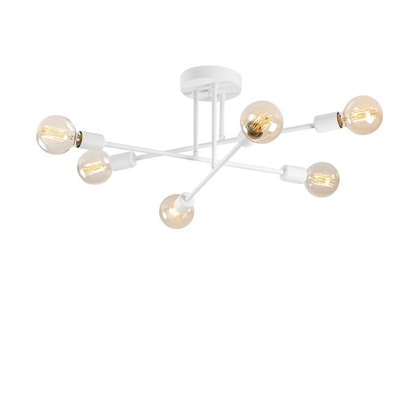 Bílé stropní svítidlo 64x64 cm Flower – Opviq lights-image-2