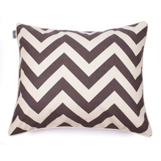 Béžovo-hnědý povlak na polštář WeLoveBeds Zig Zag Brown, 40 x 60 cm