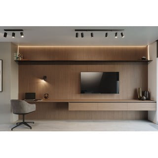 Černé stropní svítidlo Nice Lamps Etna 4L