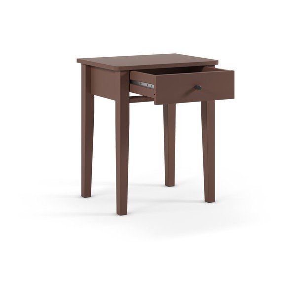 Matný noční stolek v terakotové barvě Bart – Marckeric-image-3