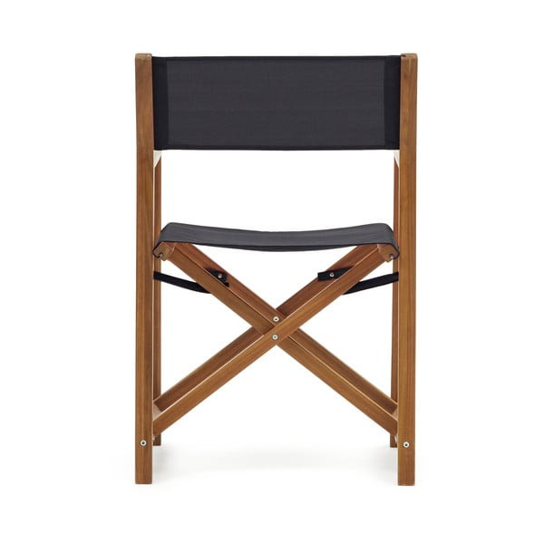 Černá/dřevěná zahradní židle Thianna – Kave Home-image-4