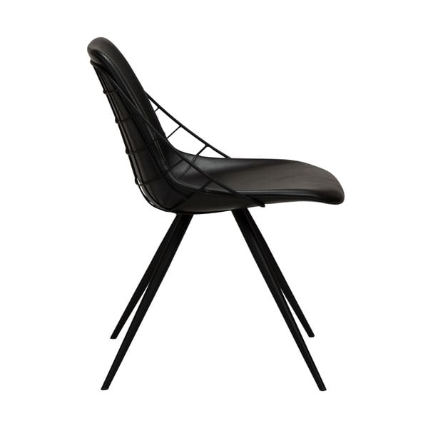 Černá jídelní židle z imitace kůže DAN-FORM Denmark Sway-image-2