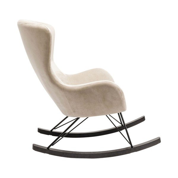 Bílé houpací křeslo ušák Kare Design Oslo-image-2