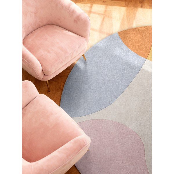 Ručně tkaný vlněný kulatý koberec ø 200 cm Hackney Clarissa – Ted Baker-image-2