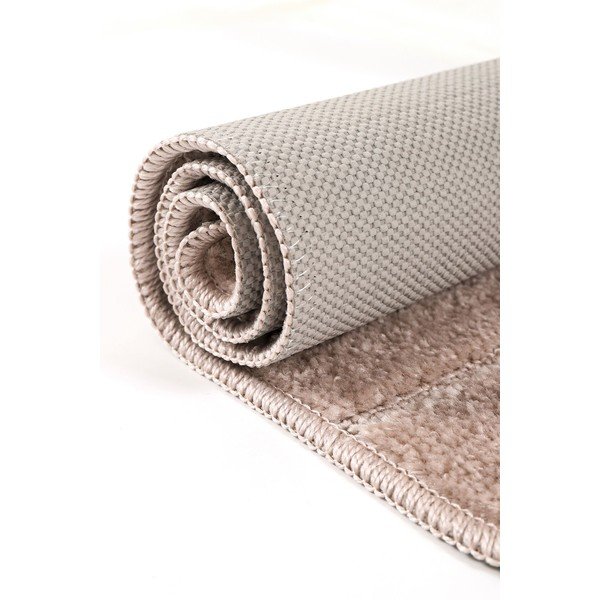 Hnědé koupelnové předložky v sadě 2 ks 50x80 cm Yeni Cizgli – Foutastic-image-4