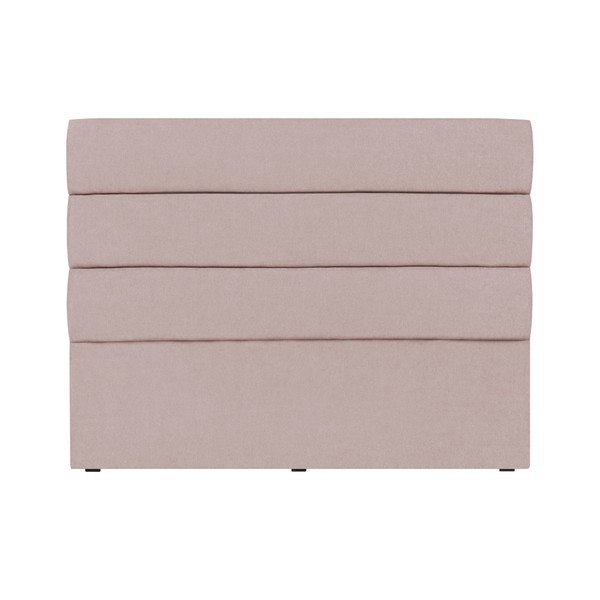 Světle růžové čelo postele Mazzini Sofas Pesaro, 200 x 120 cm