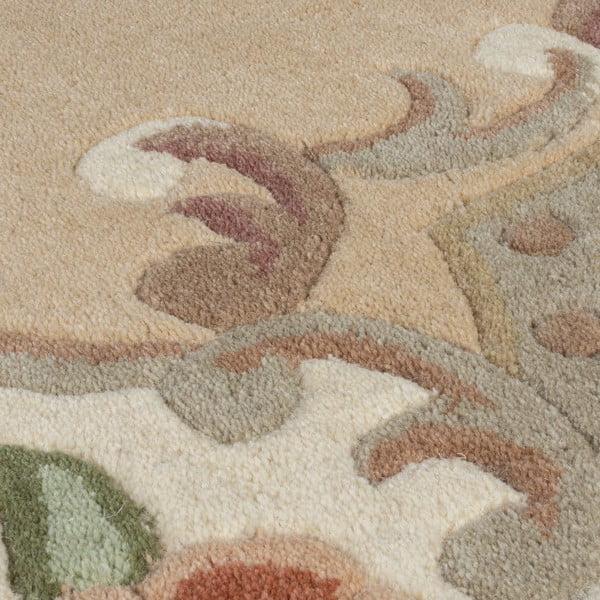 Červený vlněný koberec Flair Rugs Aubusson, ⌀ 120 cm-image-3