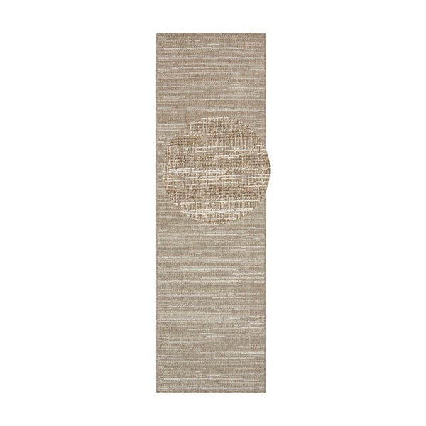 Béžový venkovní koberec běhoun 250x80 cm Gemini - Elle Decoration
