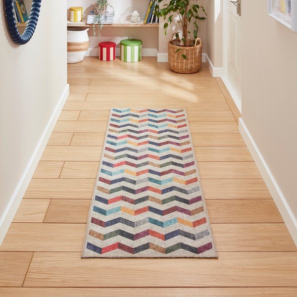 Pratelný běhoun 76x230 cm Coral Multi – Think Rugs-image-1