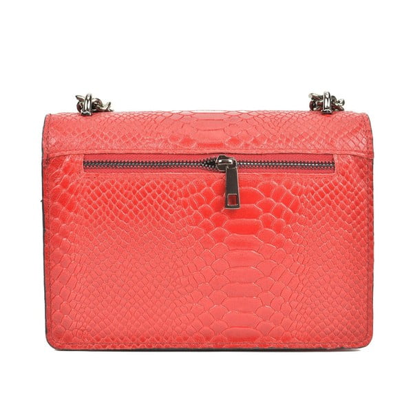 Červené kožené psaníčko Renata Corsi Fiona-image-1