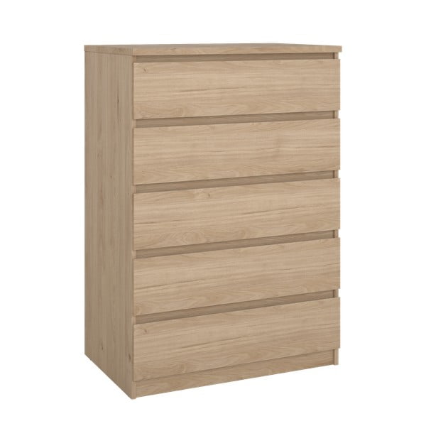 Komoda v dekoru dubu v přírodní barvě 77x111x50 cm Naia – Tvilum-image-2