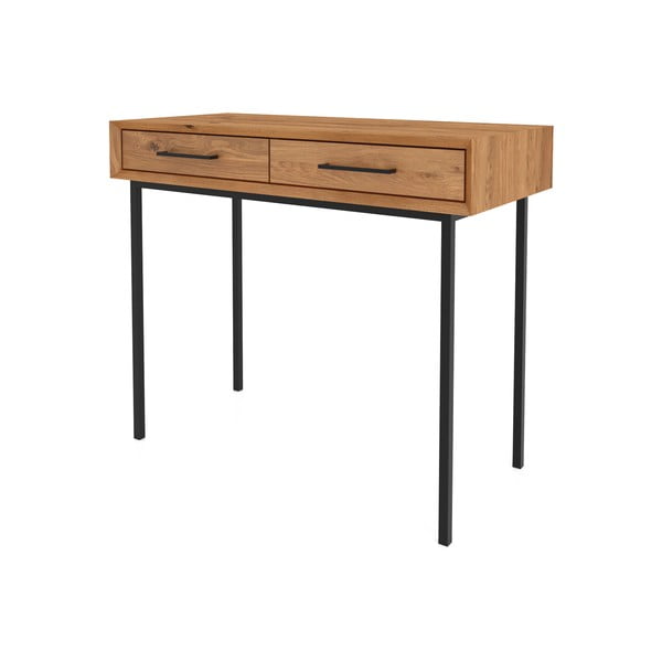 Toaletní stolek z dubového dřeva 97x45 cm Abies – The Beds-image-4