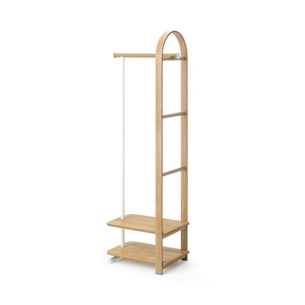 Předsíňová sestava z jasanového dřeva v přírodní barvě 37x167x54 cm Bellwood – Umbra-image-3