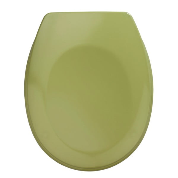 Khaki WC sedátko Wenko Bergamo, 44,4 x 37,3 cm