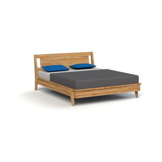 Dvoulůžková postel z dubového dřeva 180x200 cm Retro 2 - The Beds