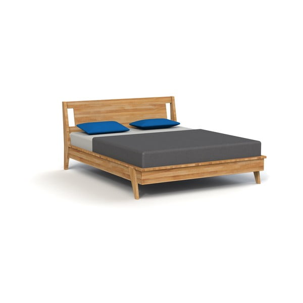Dvoulůžková postel z dubového dřeva 200x200 cm Retro 2 - The Beds